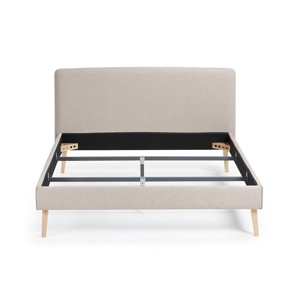 Lydia bézs kétszemélyes ágy, 160 x 200 cm - Kave Home-image-2