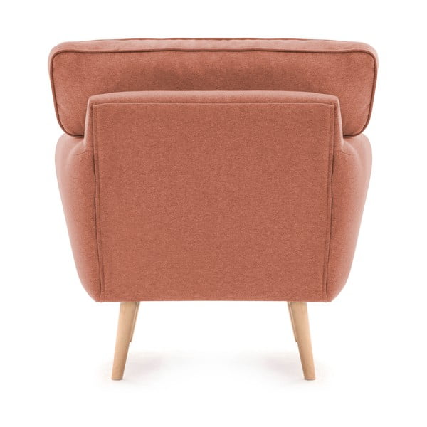 Malva lazac színű fotel kispárnával - Vivonita-image-4