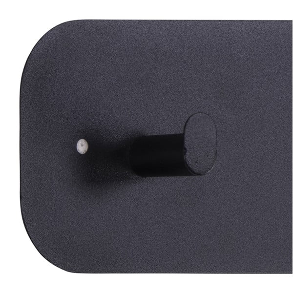 Selje fekete fém fali fogas - Actona-image-4