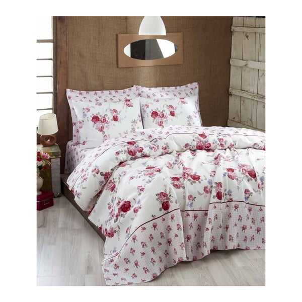 Rosalinda rózsaszín könnyű ágytakaró, 200 x 235 cm