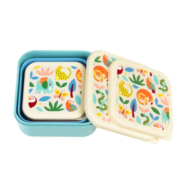 Gyerek uzsonnás doboz szett 3 db-os Wild Wonders – Rex London-image-4