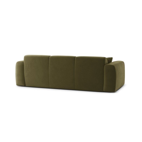 Khaki bársony kanapé 235 cm Molino – Micadoni -image-3