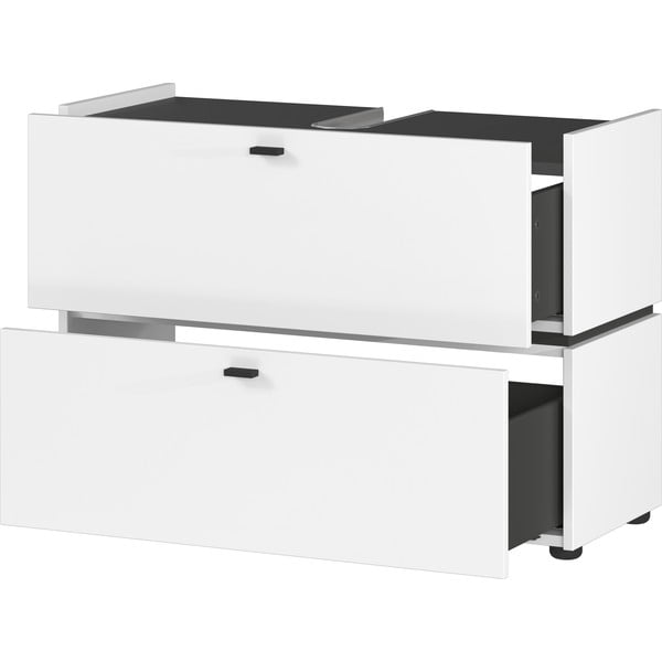 Fehér mosdó alatti szekrény 80x59 cm Modesto – Germania-image-2