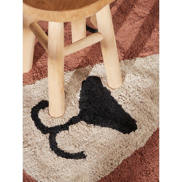 Barna mosható-kézi szövésű pamut gyerek szőnyeg 101x120 cm Snuggle Benni – Hanse Home-image-3