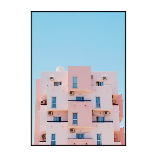 Pink House plakát, 40 x 30 cm - Imagioo