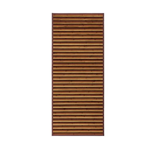 Mustársárga-barna bambusz futószőnyeg 75x175 cm – Casa Selección