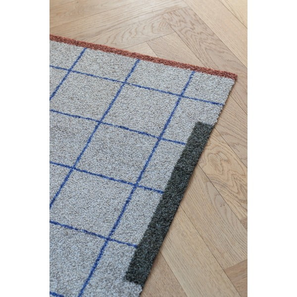 Elefántcsont színű mosható futószőnyeg 77x242 cm Network – Mette Ditmer Denmark-image-3