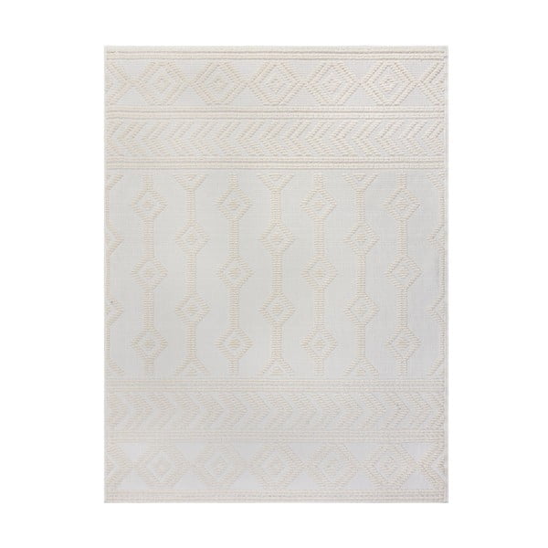Krémszínű zsenília szőnyeg 160x240 cm Shyla – Flair Rugs