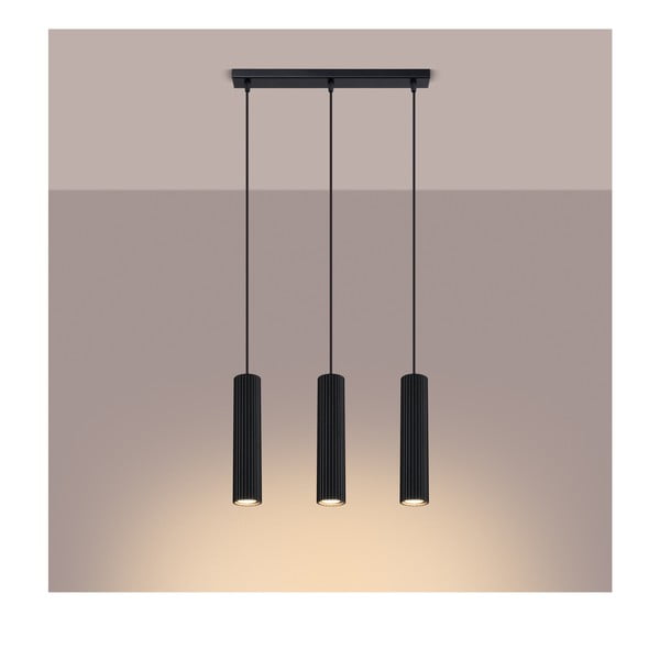 Fekete függőlámpa Gleam – Sollux-image-2