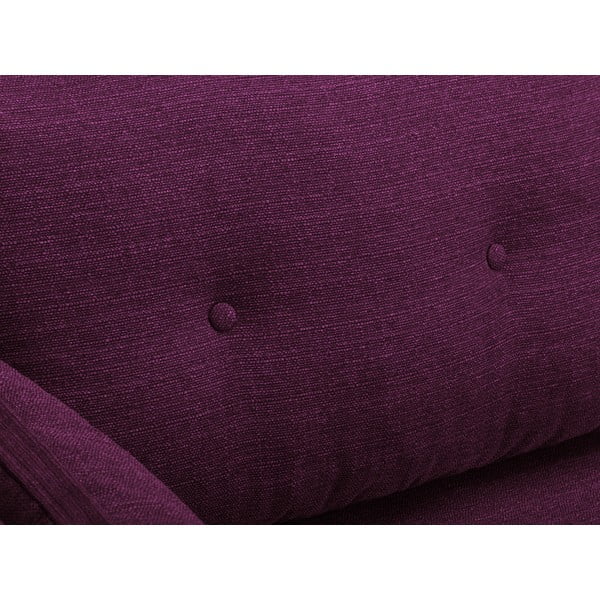 Elena lila háromszemélyes kanapé, fekvőfotellel a bal oldalon - Mazzini Sofas-image-4