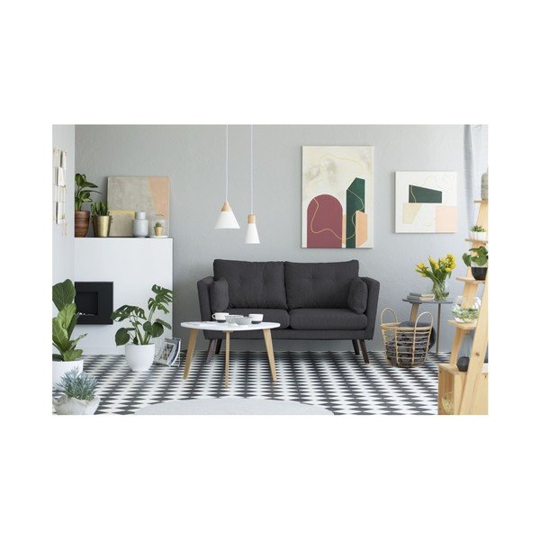 Elena sötétszürke kétszemélyes kanapé - Mazzini Sofas-image-3