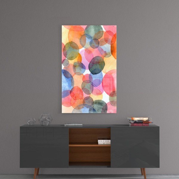 Watercolor üvegkép, 46 x 72 cm - Insigne-image-1