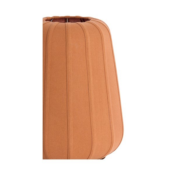 Terrakotta színű fém asztali lámpa textil búrával (magasság 29 cm) Bibia – Light & Living-image-4