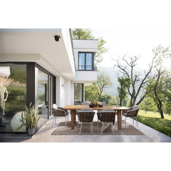 Fehér fém kerti szék Maribela   – Bizzotto-image-2