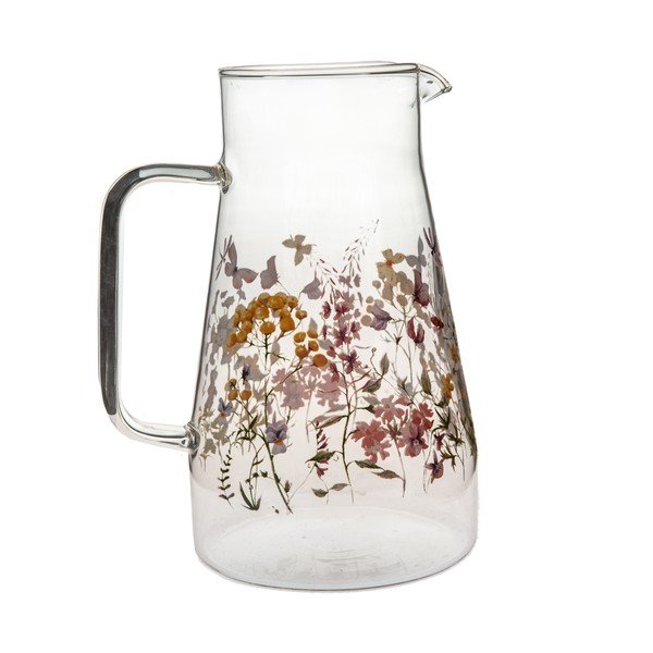 Üveg füles kancsó Flowers – Dakls