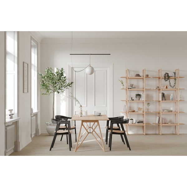 Étkezőasztal tölgyfa asztallappal 240x90 cm Tink - Gazzda-image-1