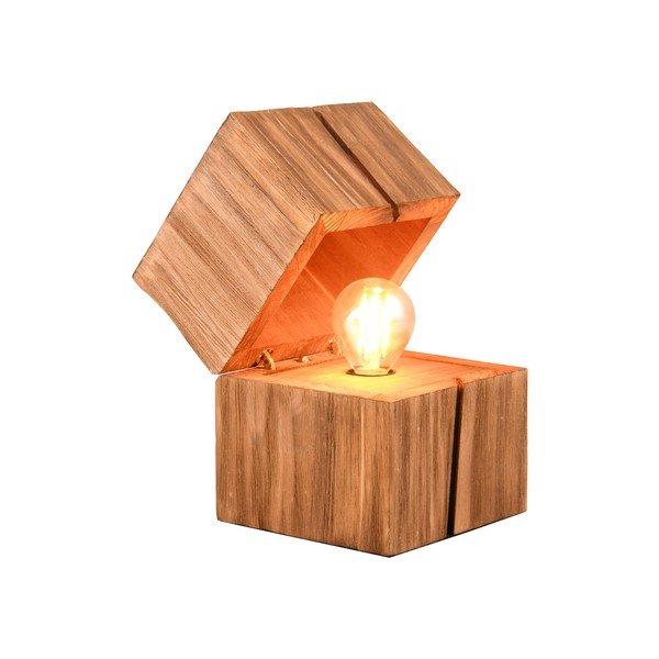 Barna asztali lámpa (magasság 16 cm) Treasure – Trio-image-3