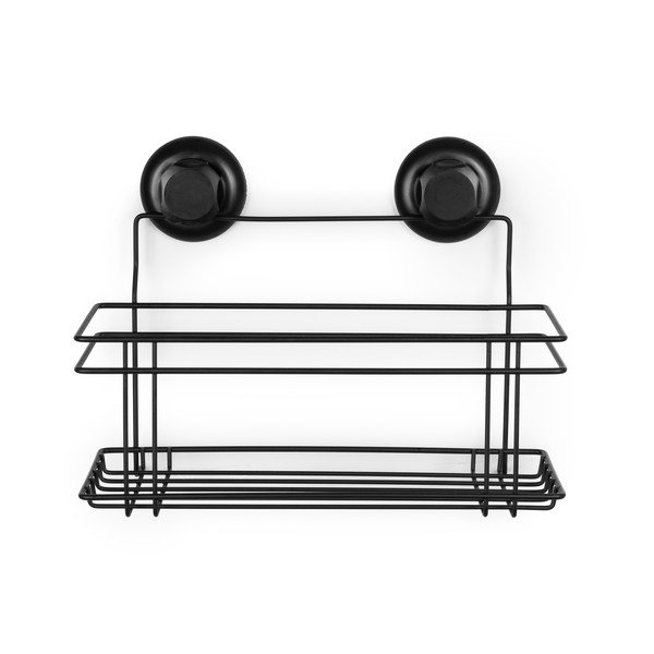 Bestlock Black All Purpose Holder fekete öntapadós fürdőszobai polc, 30 x 20,5 cm - Compactor-image-4