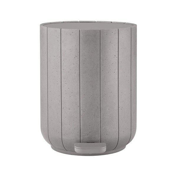 Világosszürke poligyanta pedálos szemetes 3 l Kua – Blomus