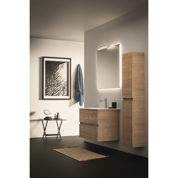 Natúr színű fürdőszoba szekrény tölgyfa dekorral 30x150 cm Eurovit+ – Ideal Standard-image-1