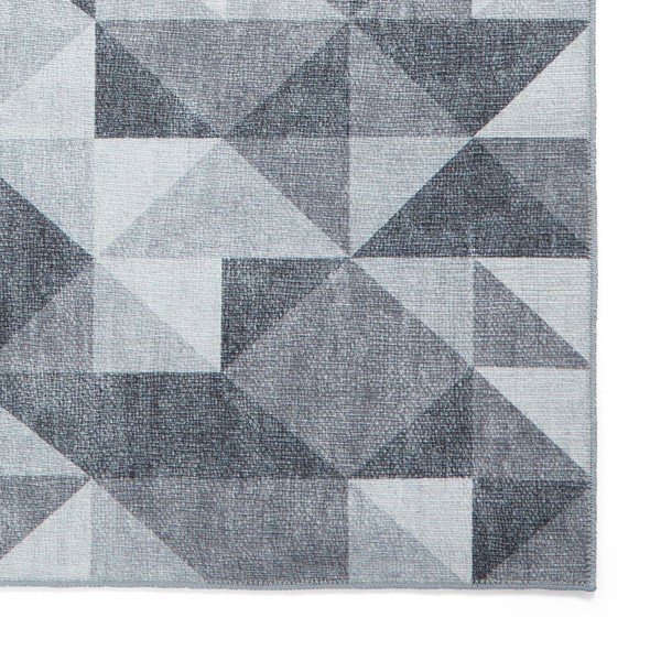 Szürke mosható futószőnyeg 76x230 cm Coral Grey – Think Rugs-image-4
