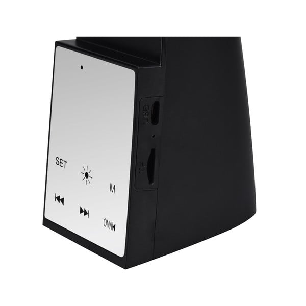 Matt fekete LED asztali lámpa időzítő funkcióval (magasság 45 cm) Linus – Trio-image-2