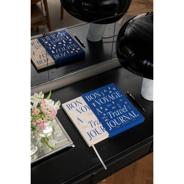 Jegyzetfüzet 104 old. Bon Voyage Travel Journal – Printworks-image-1