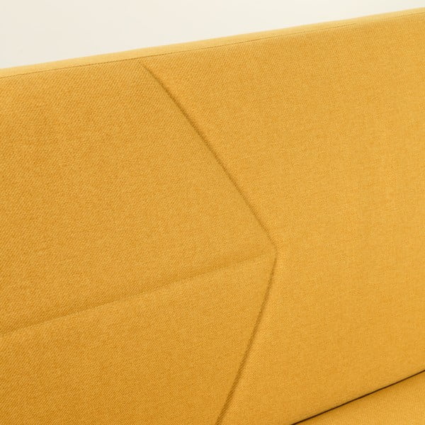 Neiela mustársárga kinyitható kanapé - Kave Home-image-1