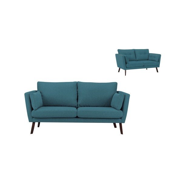 Elena türkiz háromszemélyes kanapé - Mazzini Sofas-image-1