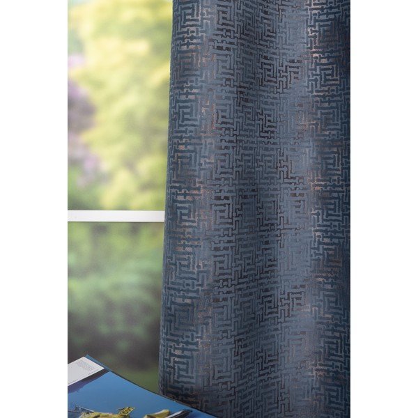 Antracitszürke függöny 140x260 cm Terra – Mendola Fabrics-image-3