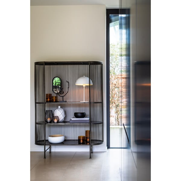 Fekete fém magas komód 119x161 cm Yinthe - Light & Living-image-1