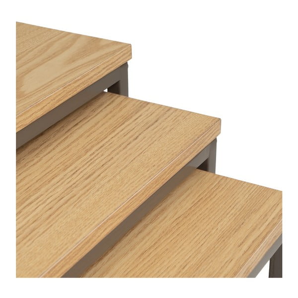 Tárolóasztal szett 3 db-os 40x40 cm – Casa Selección-image-3