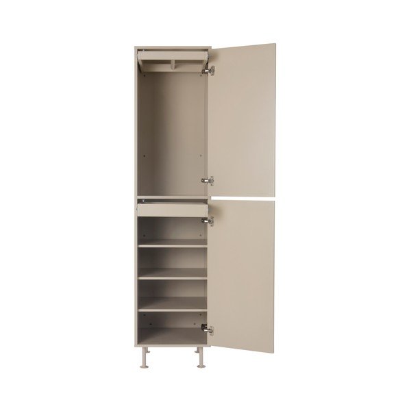 Bézs MDF ruhásszekrény 50x210x55 cm Kipp – Jotex-image-4