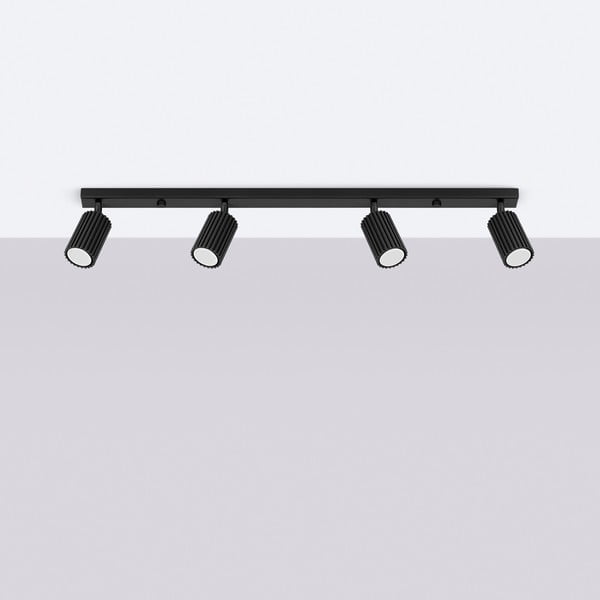 Fekete spotlámpa 6,5x81 cm Gleam – Sollux-image-4