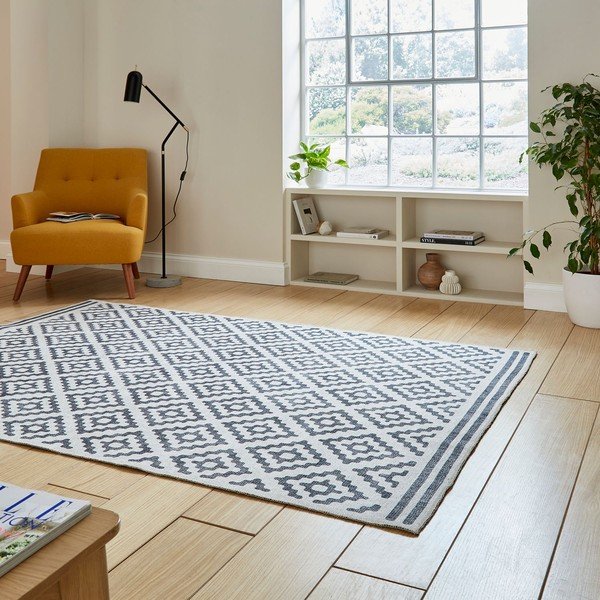 Szürke mosható szőnyeg 122x170 cm Coral Grey – Think Rugs-image-2