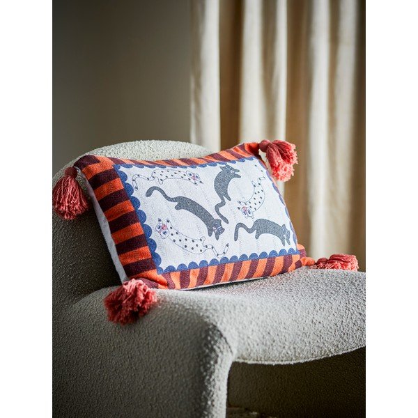 Pamutkeverék díszpárna 35x60 cm Missy – Bloomingville-image-1