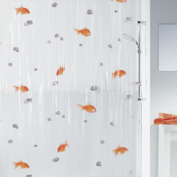 Zuhanyfüggöny 180x200 cm Goldfish – Spirella-image-1