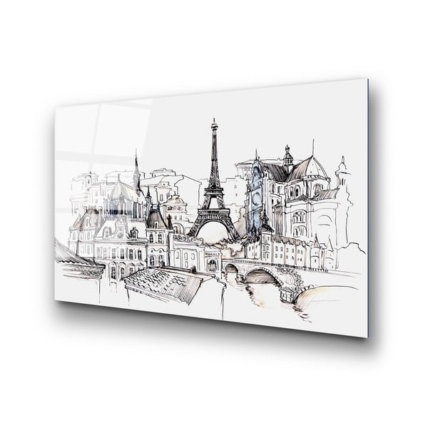 Üveg kép 70x100 cm Paris – Wallity-image-4