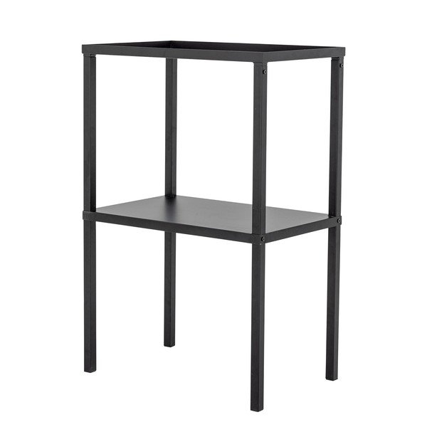 Fekete fém polcos állvány 59x90x38 cm Loups – Bloomingville