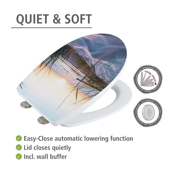 WC-ülőke automatikus záródással 36,5 x 45 cm Baltic – Wenko-image-4