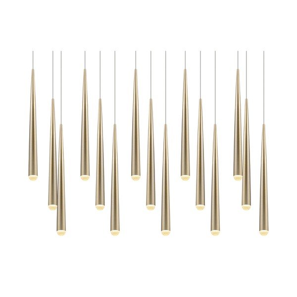 Aranyszínű LED függőlámpa Cala – Trio Select-image-3