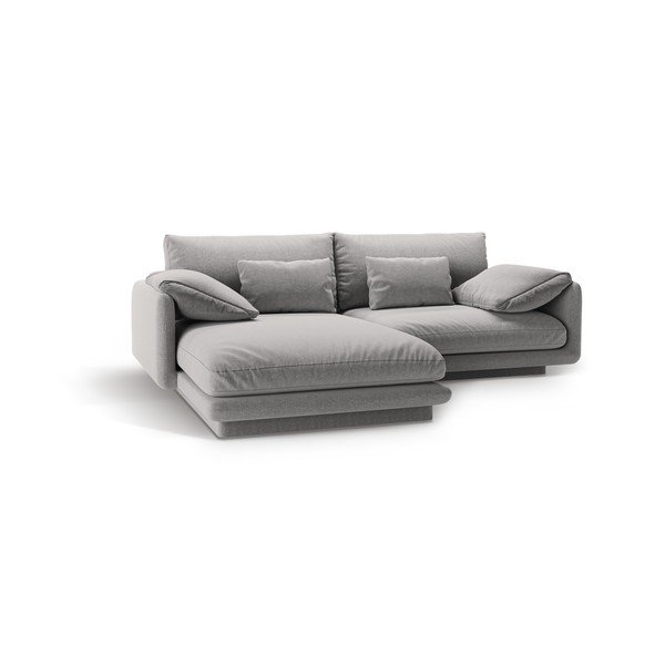 Világosszürke sarokkanapé (bal oldali) Torino – Micadoni Home-image-2