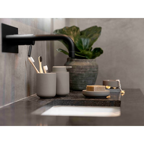 Barna agyagkerámia szappanadagoló 0,25 l Ume - Zone-image-1