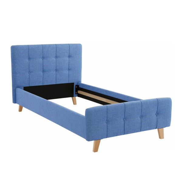 Limbo kék egyszemélyes ágy, 100 x 200 cm - Støraa