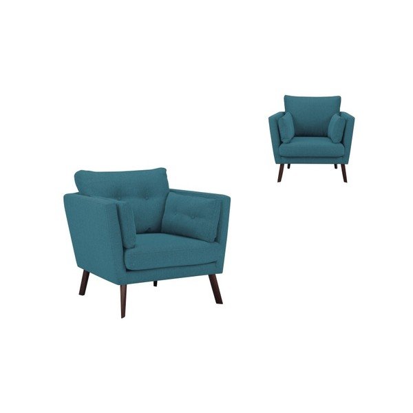 Elena türkiz fotel - Mazzini Sofas-image-1