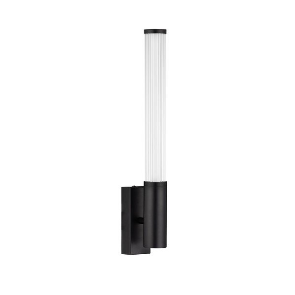 Matt fekete fém LED fali lámpa Nold – Nova Luce