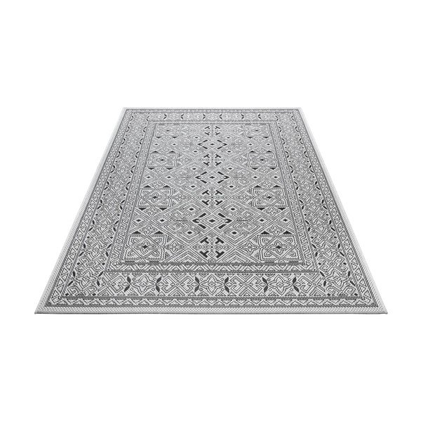 Cuadrado fekete-bézs kültéri szőnyeg, 140 x 200 cm - NORTHRUGS-image-4