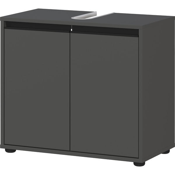Antracitszürke mosdó alatti szekrény 63x55 cm Lemont – Germania-image-2