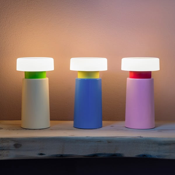 Kék LED dimmelhető asztali lámpa (magasság 17,5 cm) Victoria – Remember-image-4