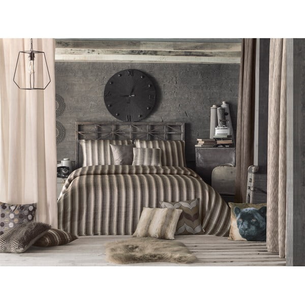 Luxury barna ágytakaró és párnahuzat szett - Mike & Co. NEW YORK